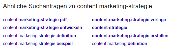 Ähnliche Suchanfragen zu content marketing-stragtegie