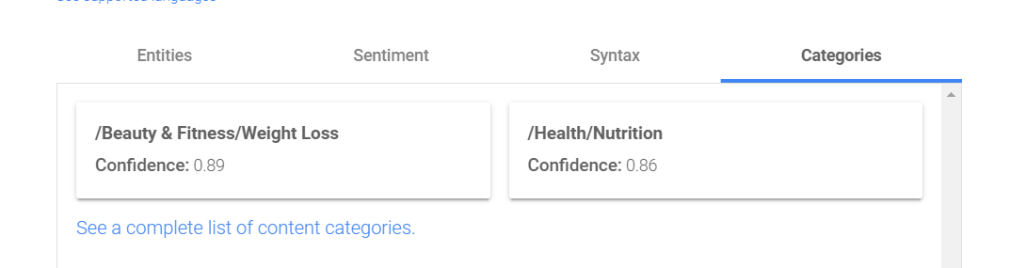 Google Confidence