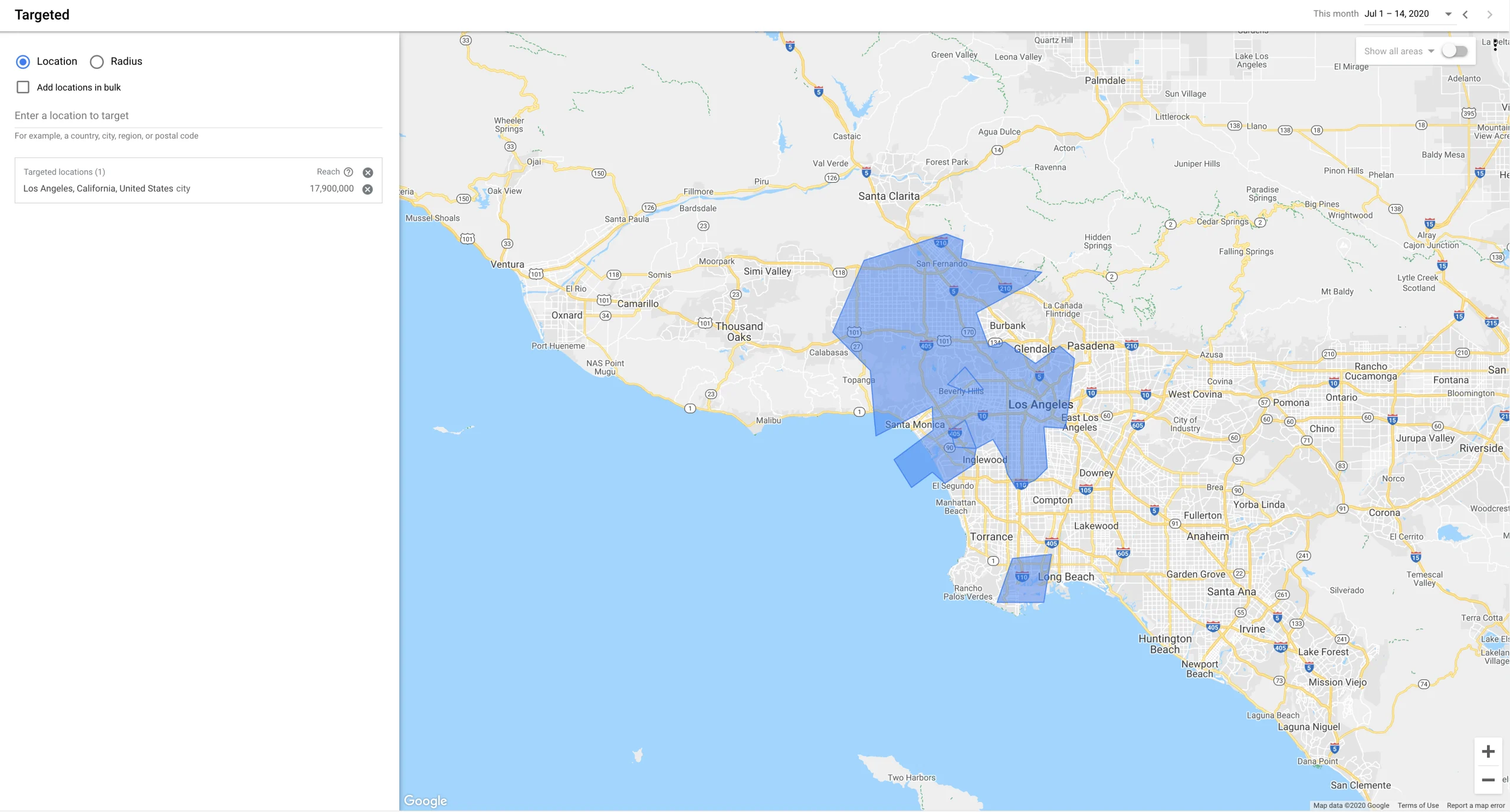 Geo-Targeting bei Ads Kampagnen